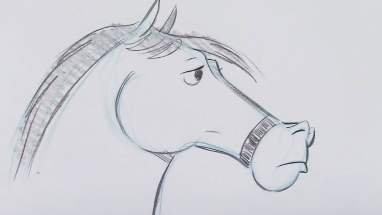 Cartoon Horse Drawing Modern Sketch
