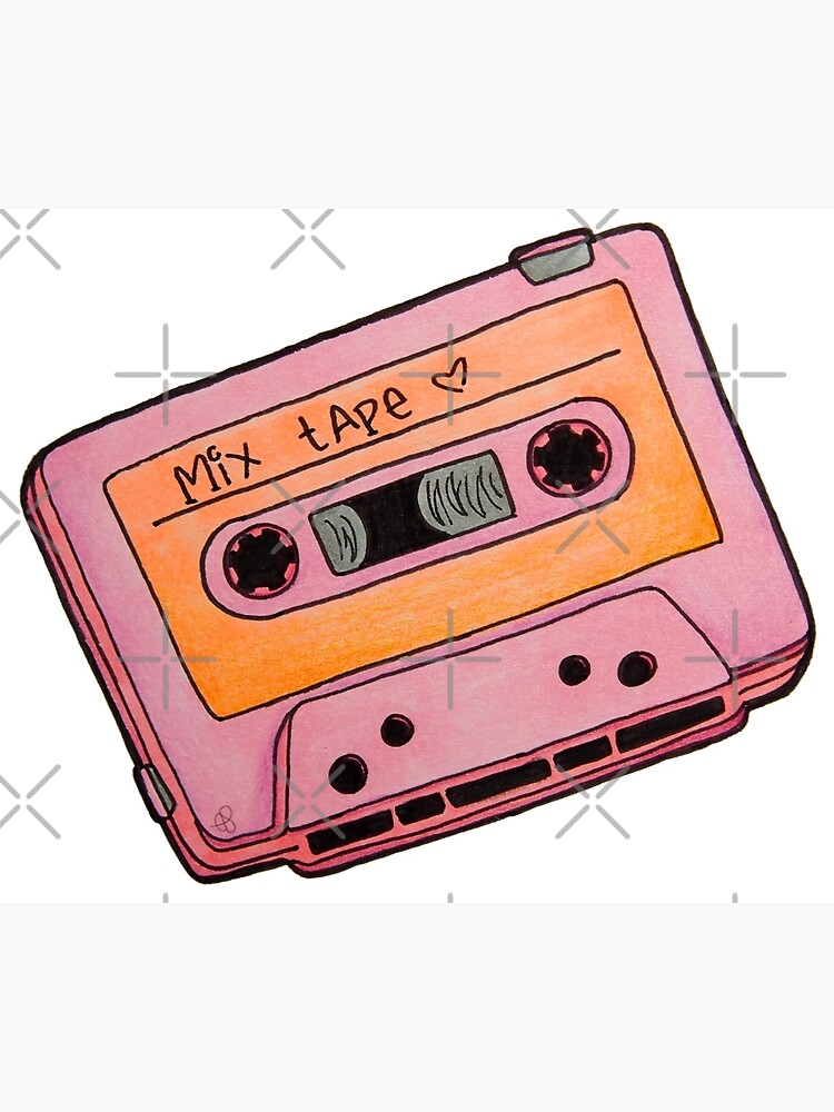 Cassette Tape Drawing