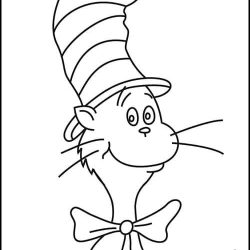 Cat In The Hat Drawing Hand drawn Sketch