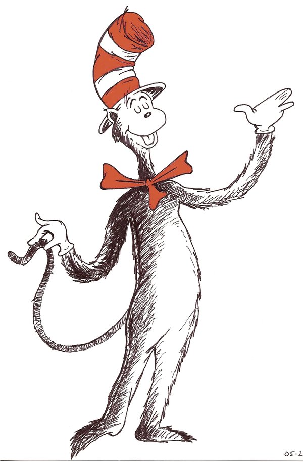 Cat In The Hat Drawing