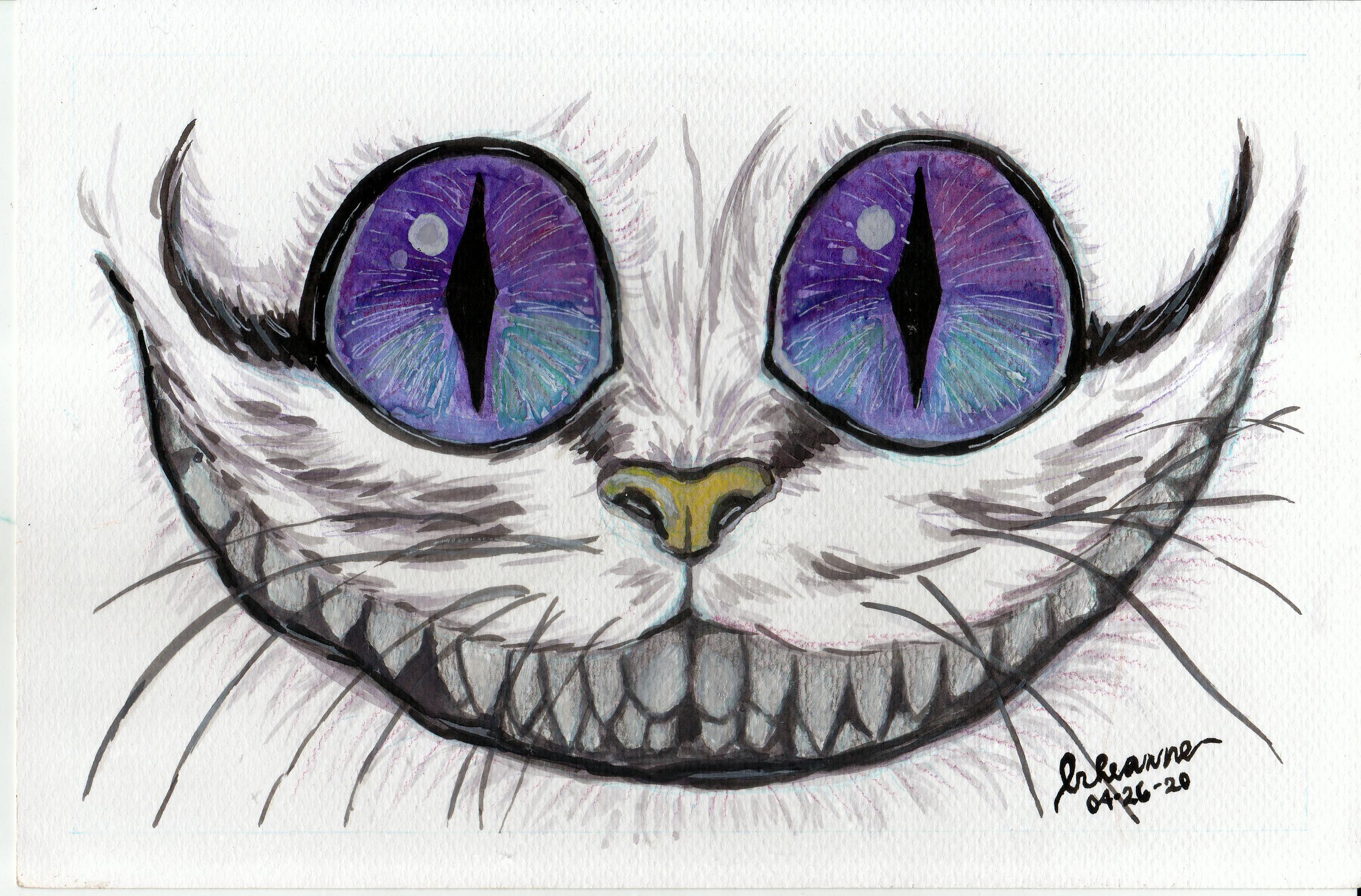 Cheshire Cat Drawing Amazing Sketch