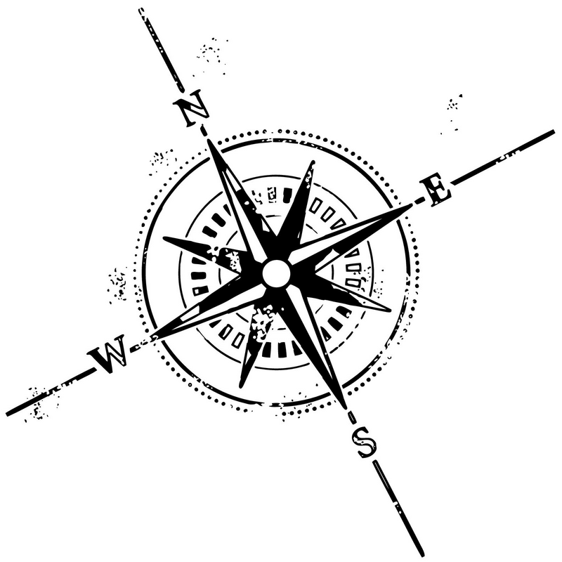 Compass Rose Drawing Picture