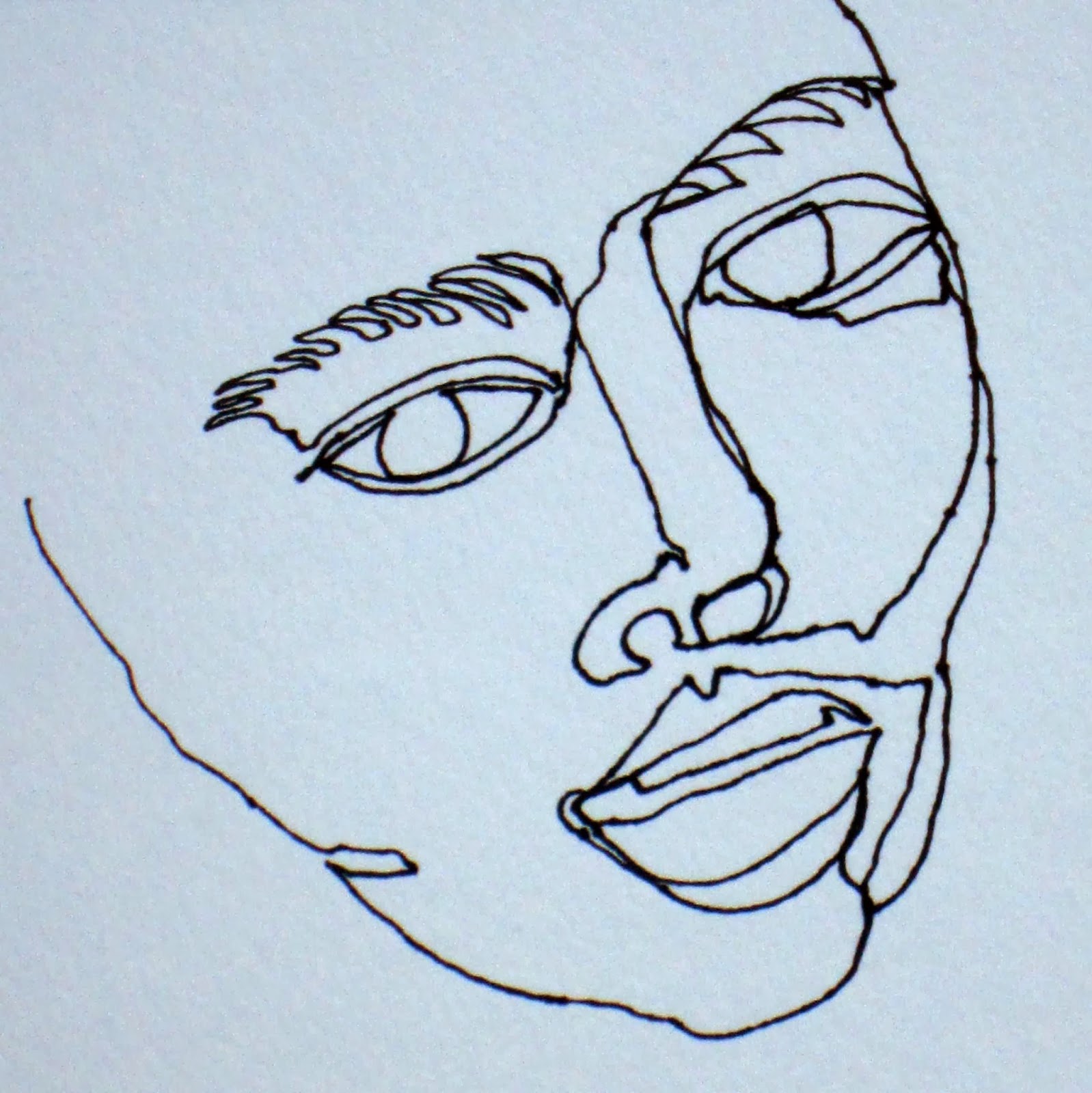 Continuous Line Drawing Stunning Sketch