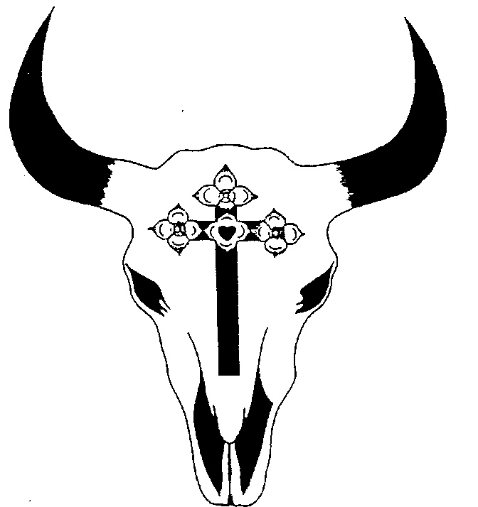 Cow Skull Drawing Sketch