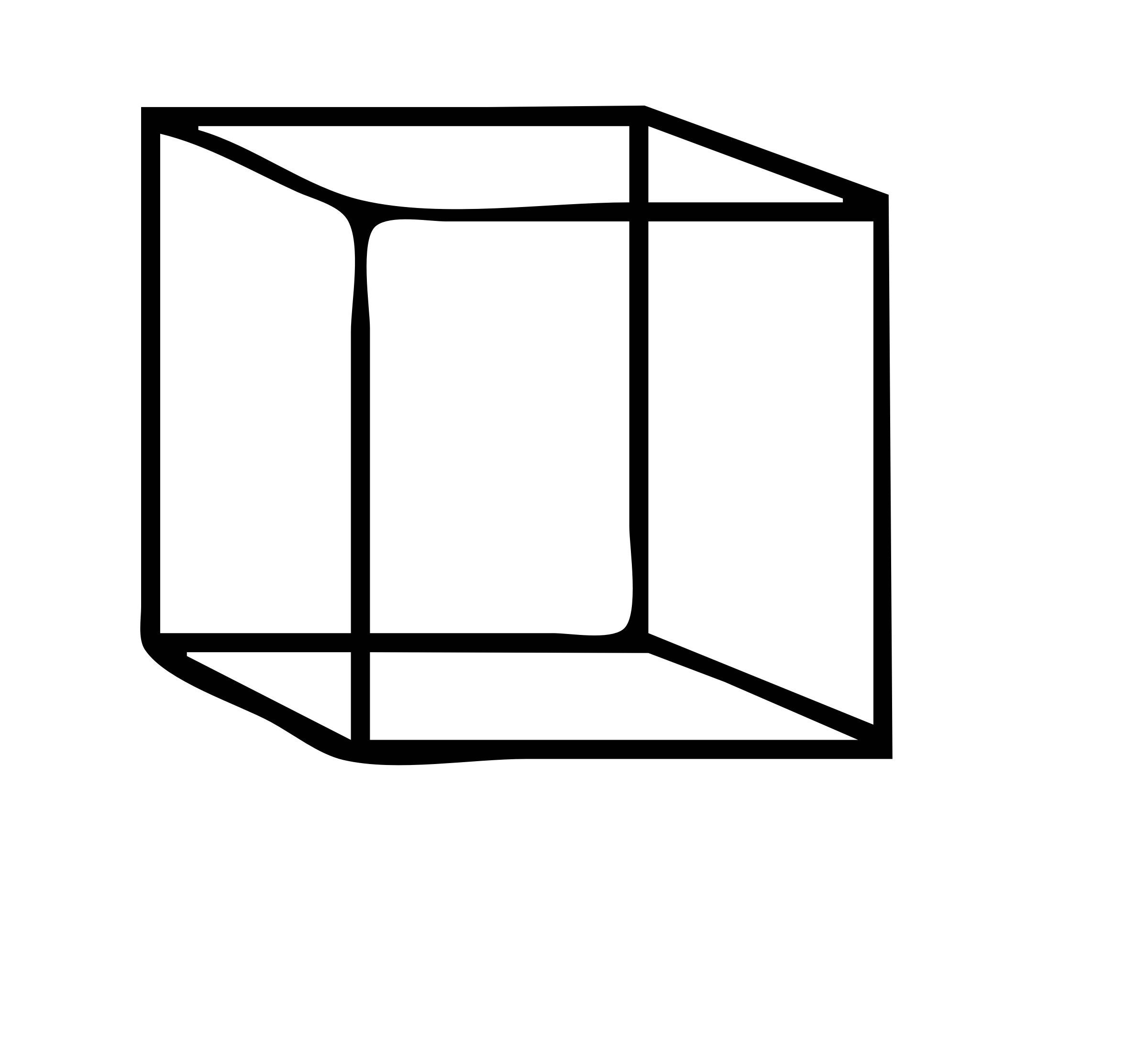 Cube Drawing Fine Art