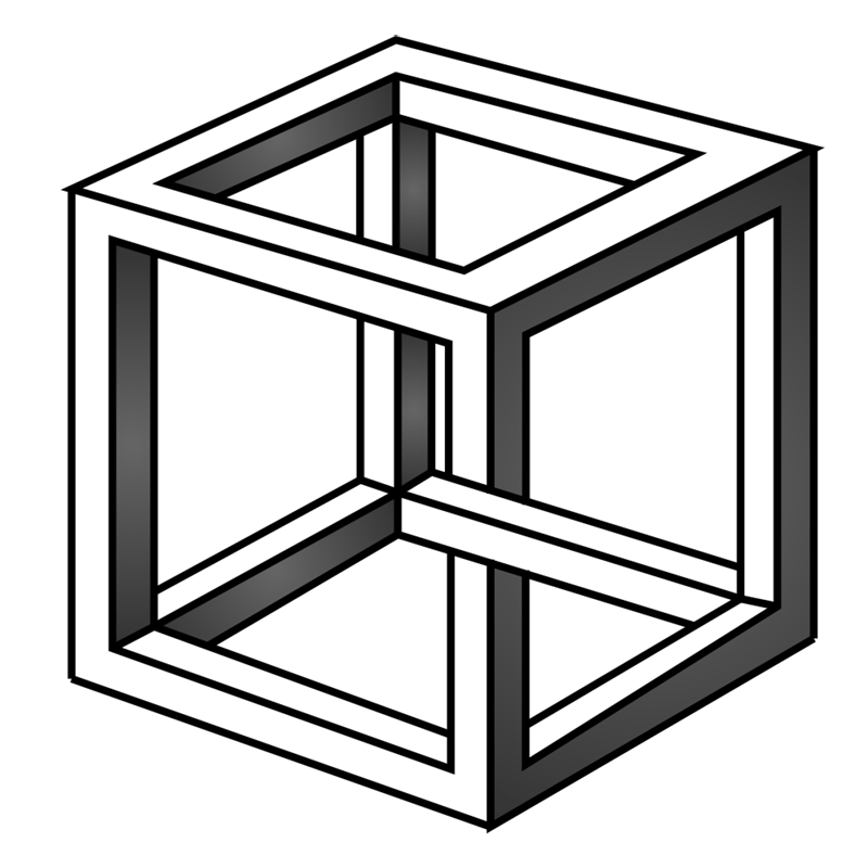 Cube Drawing Photo