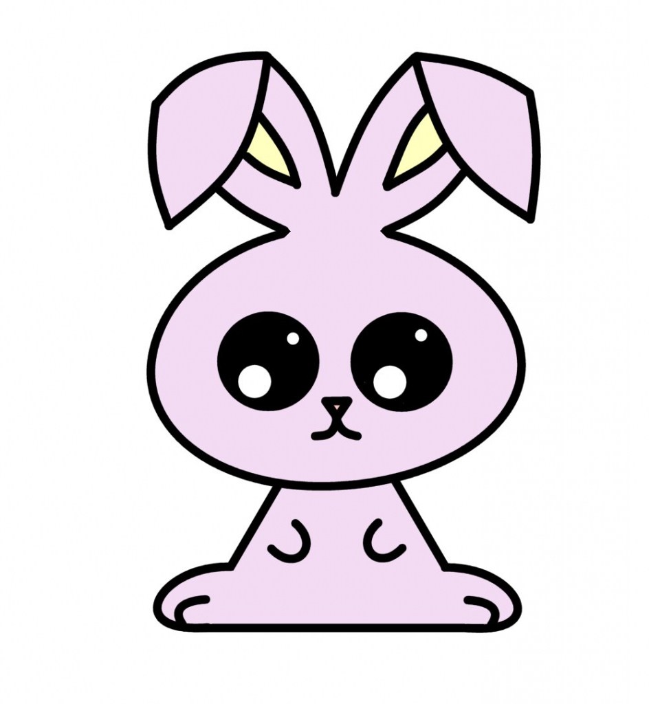 Cute Bunny Drawing Image