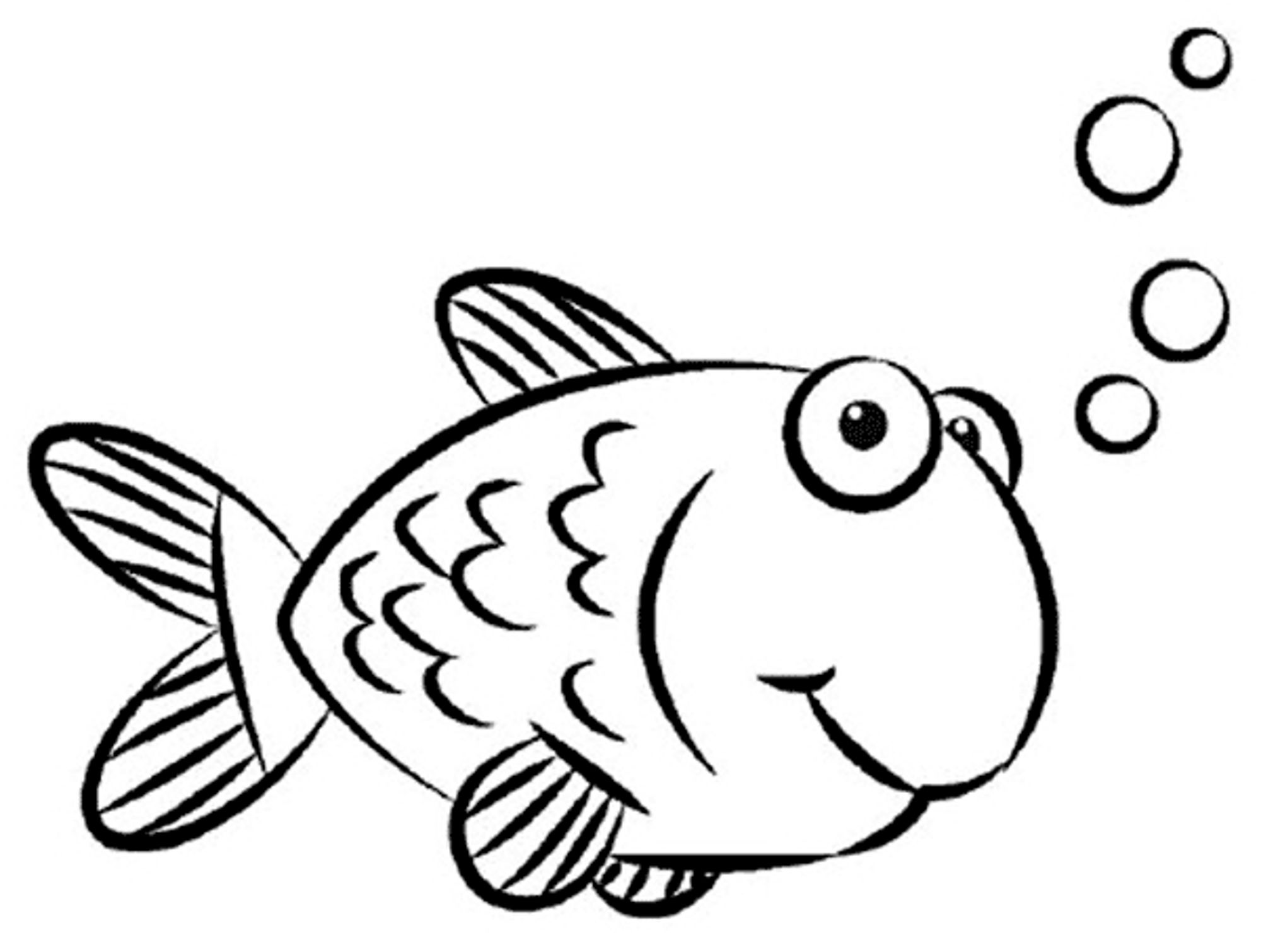 Cute Fish Drawing Image