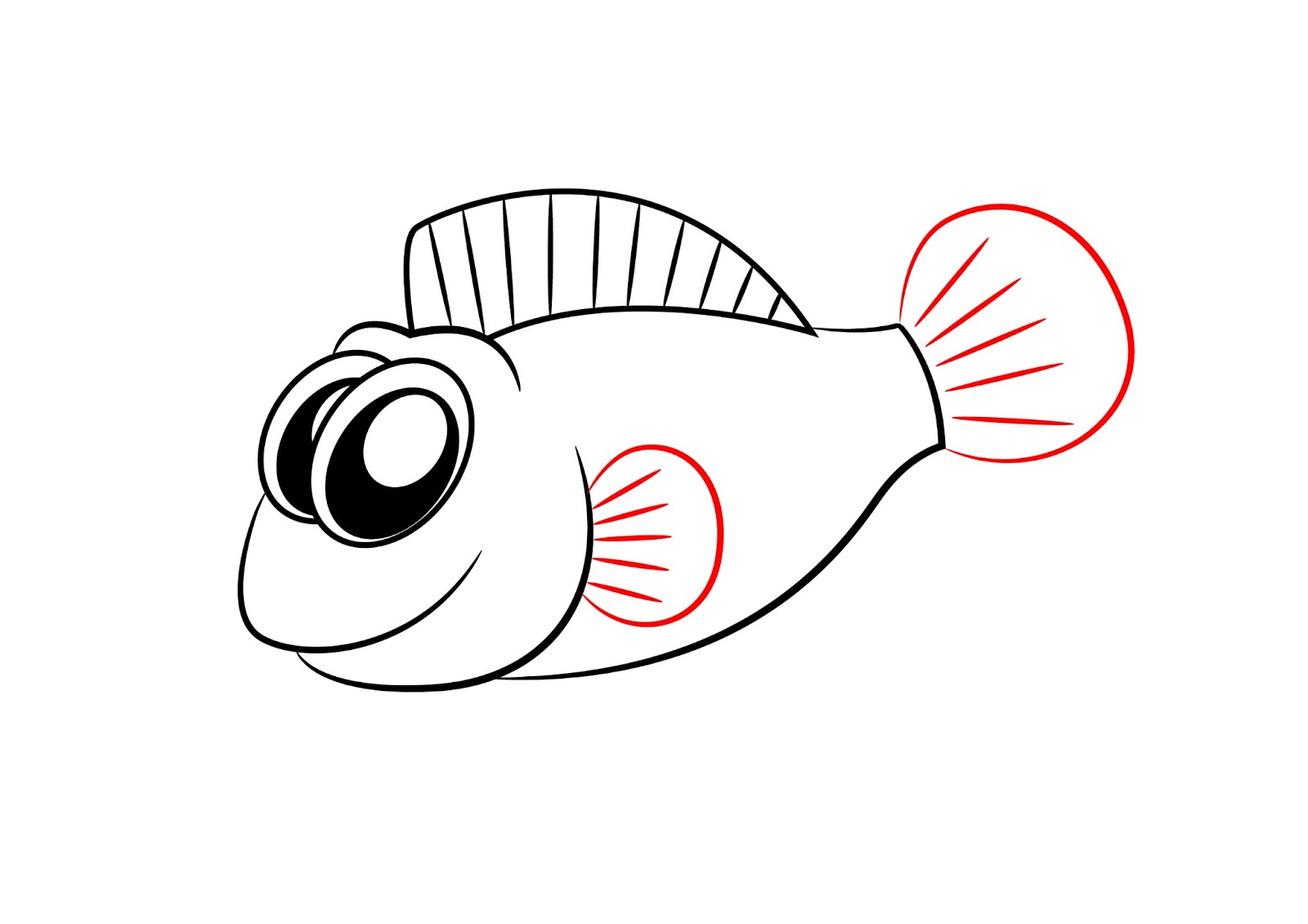 Cute Fish Drawing Picture
