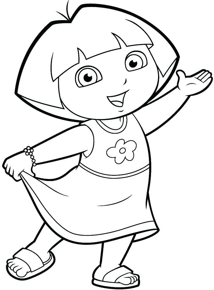 Dora Drawing Realistic Sketch