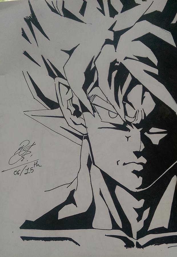 Dragon Ball Z Drawing Hand drawn Sketch