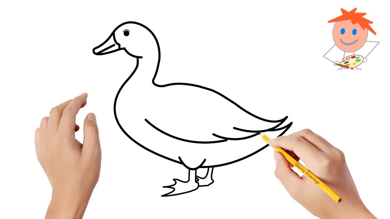 Duck Drawing Creative Style