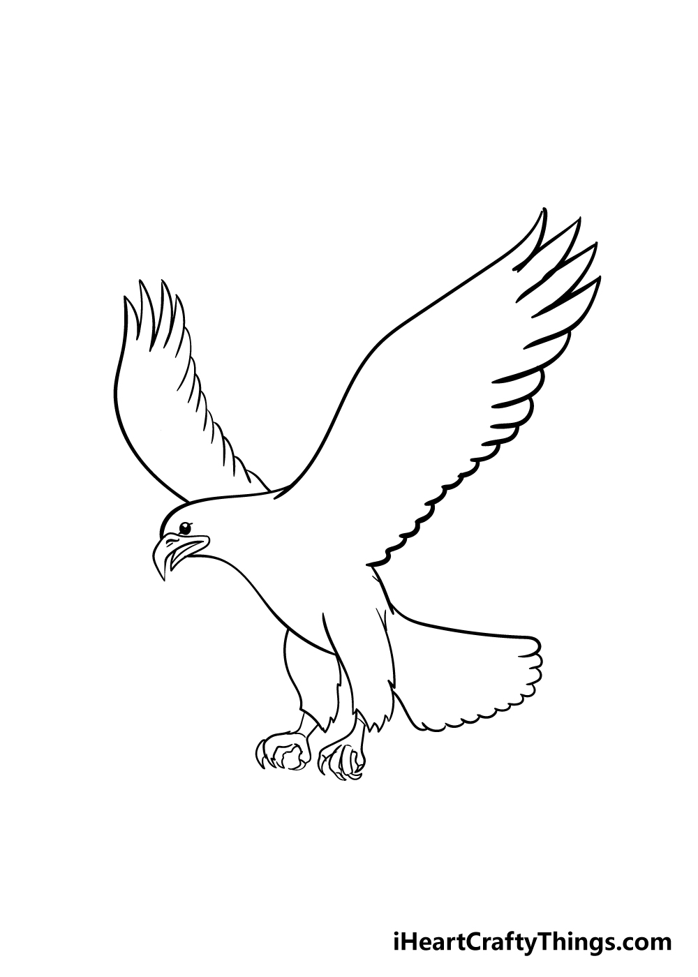 Eagle Drawing Modern Sketch