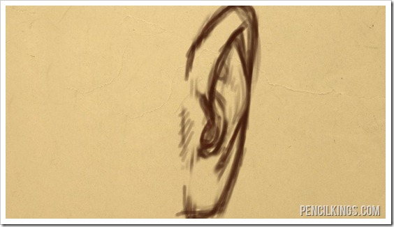 Ear Drawing Amazing Sketch