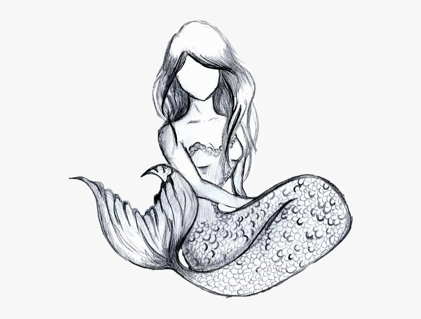 Easy Mermaid Drawing Artistic Sketching