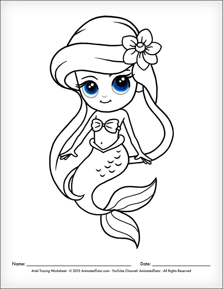 Easy Mermaid Drawing Intricate Artwork