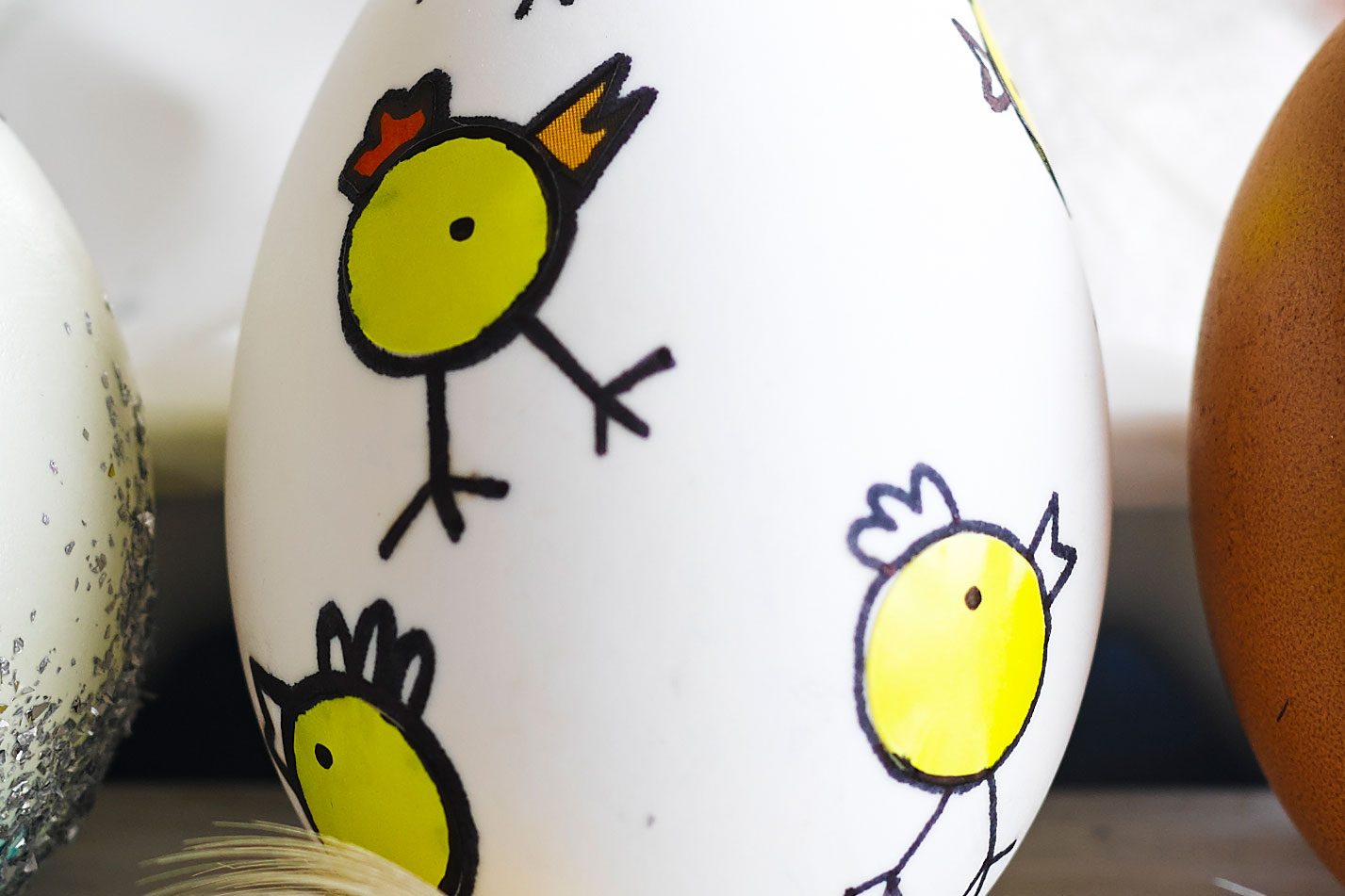 Egg Drawing Creative Style