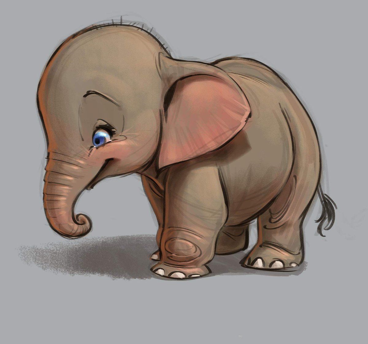 Elephant Cute Drawing