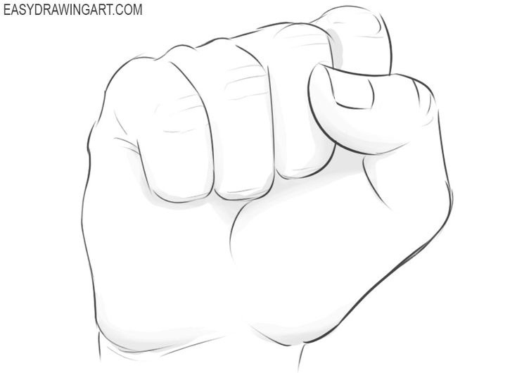 Fist Drawing Image