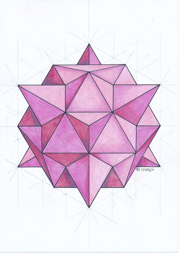 Geometric Drawing Beautiful Artwork