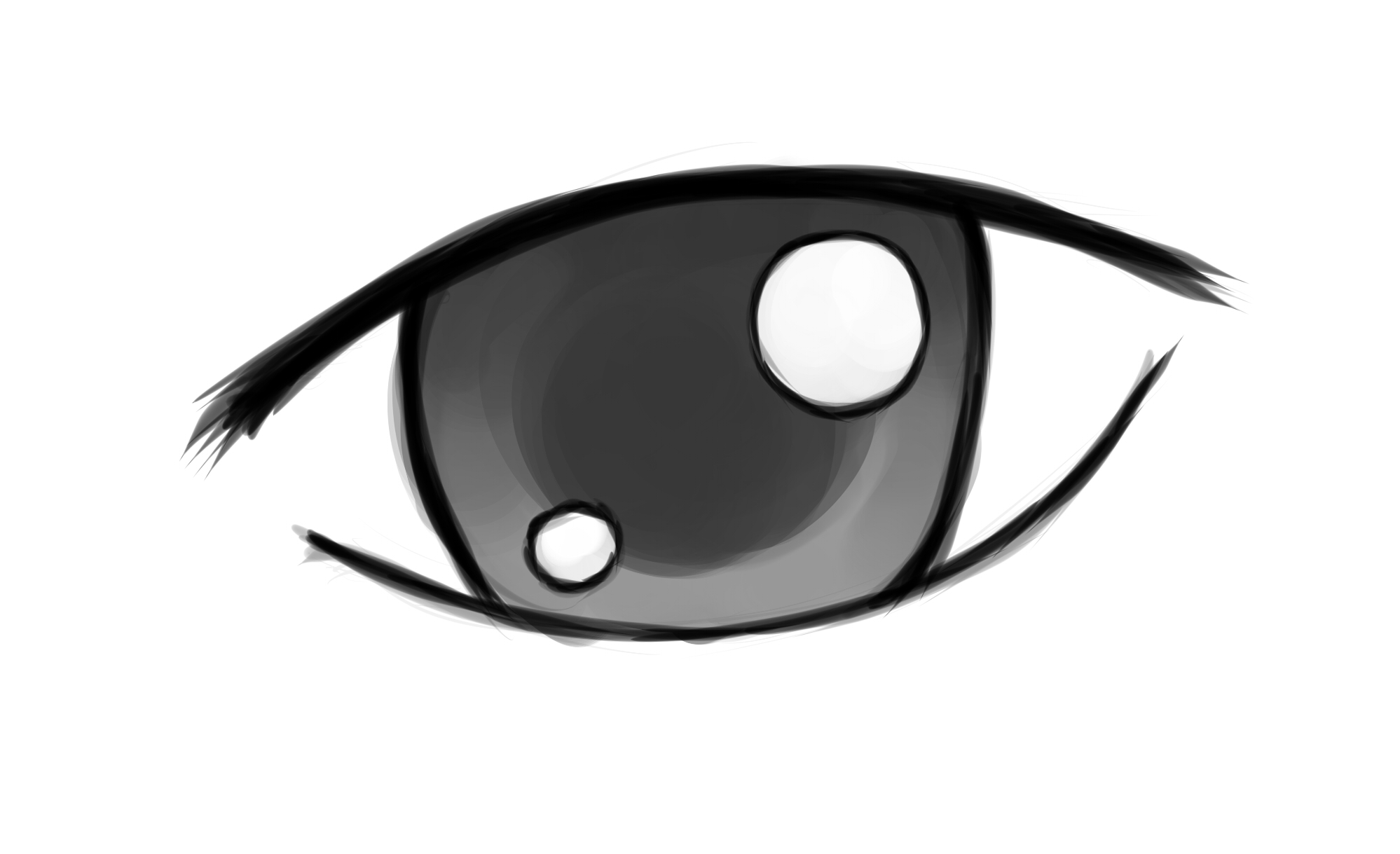 Girl Eyes Drawing Image