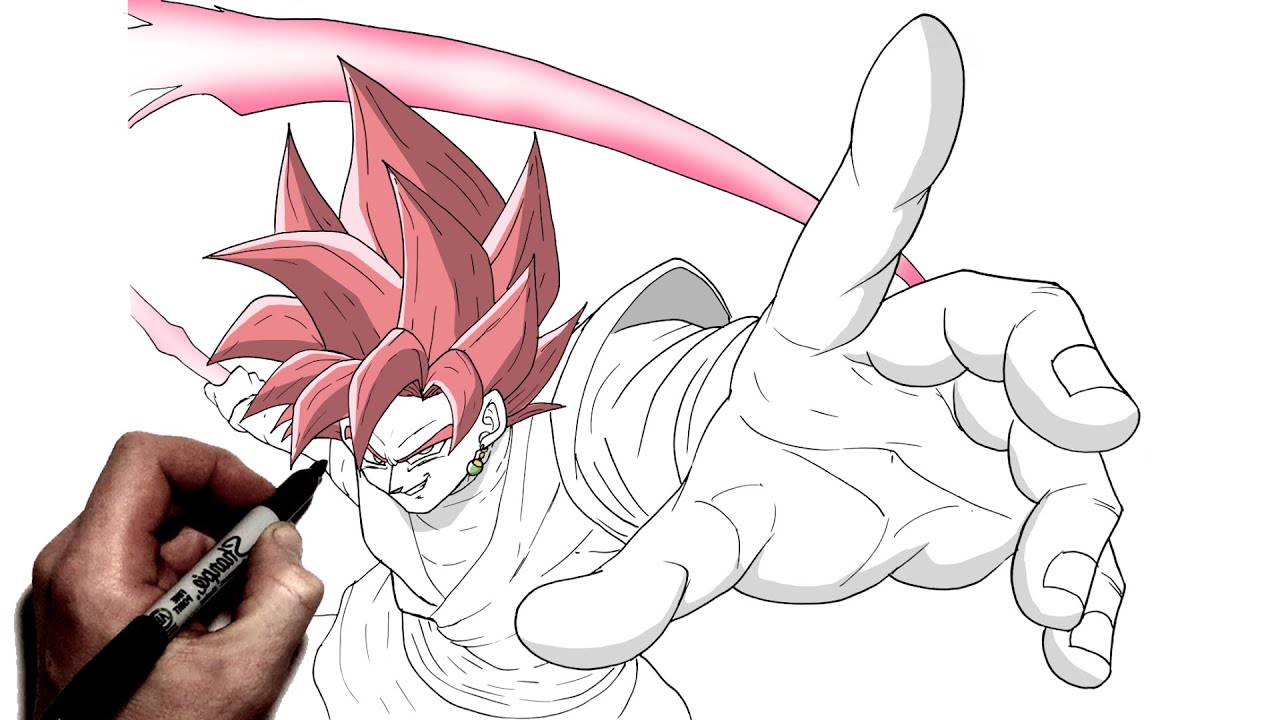 Goku Black Drawing Artistic Sketching