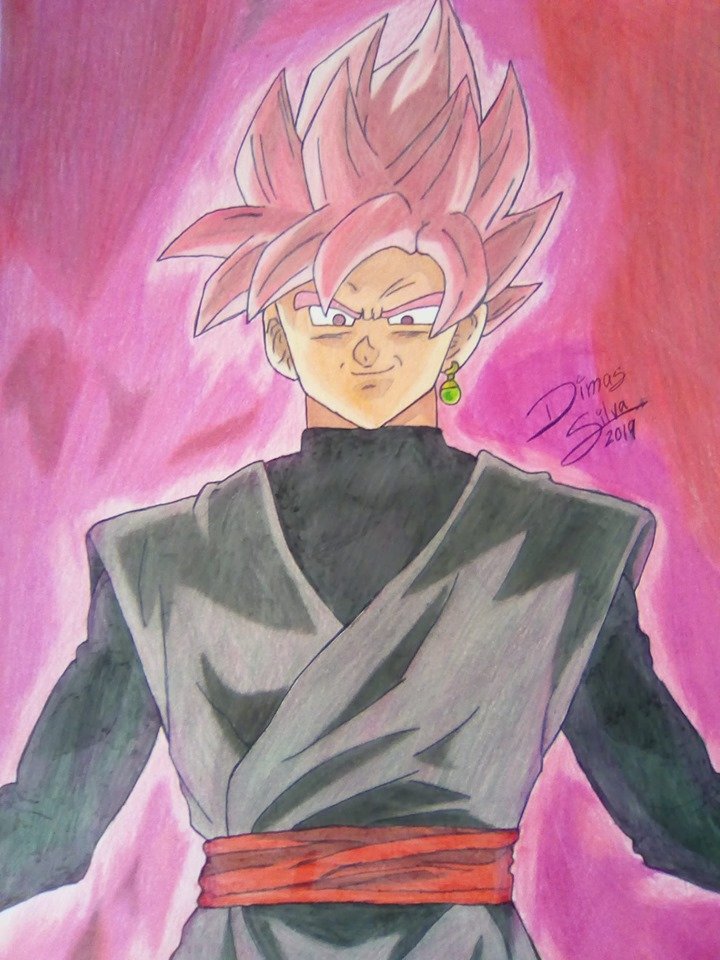 Goku Black Drawing Hand drawn Sketch