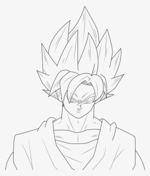 Goku Black Drawing Modern Sketch