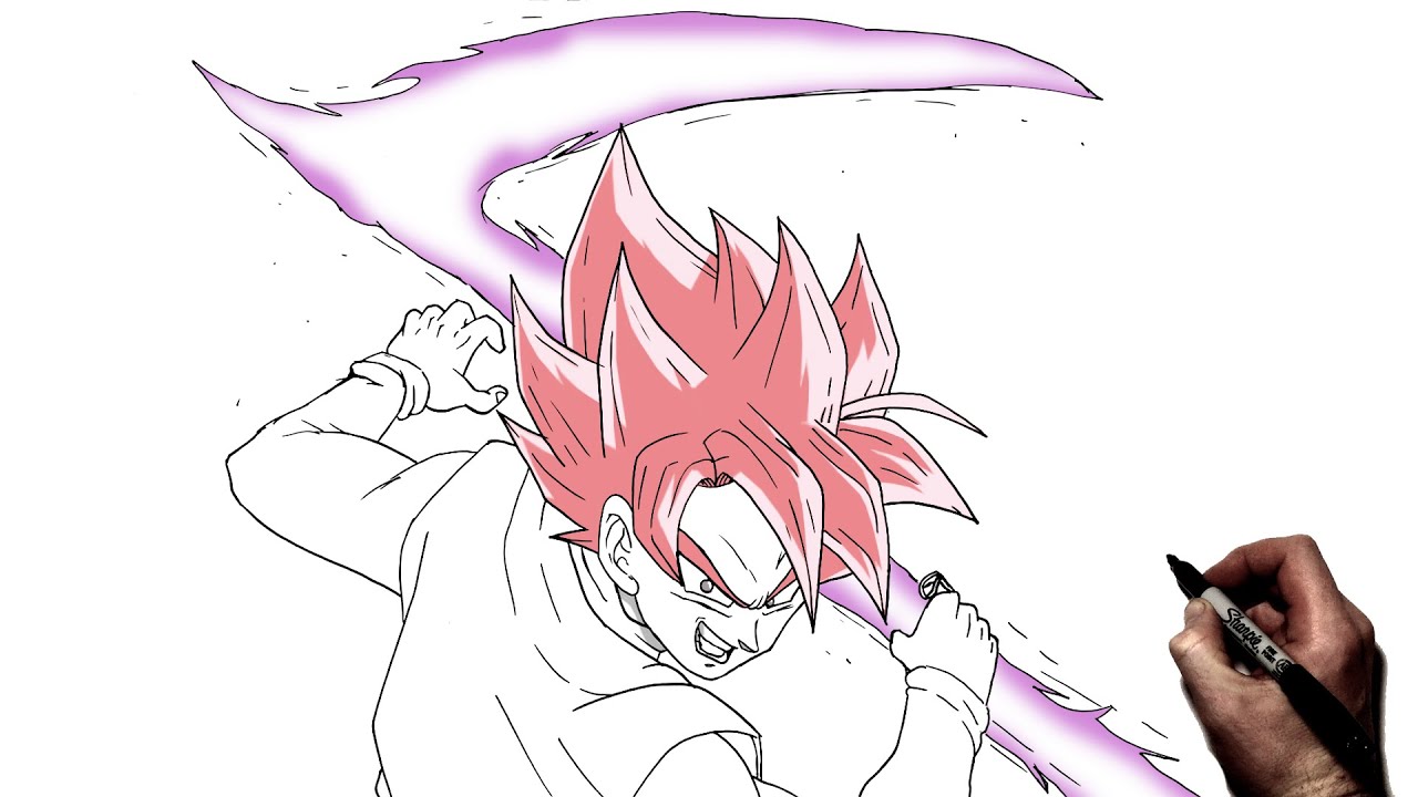 Goku Black Drawing Sketch