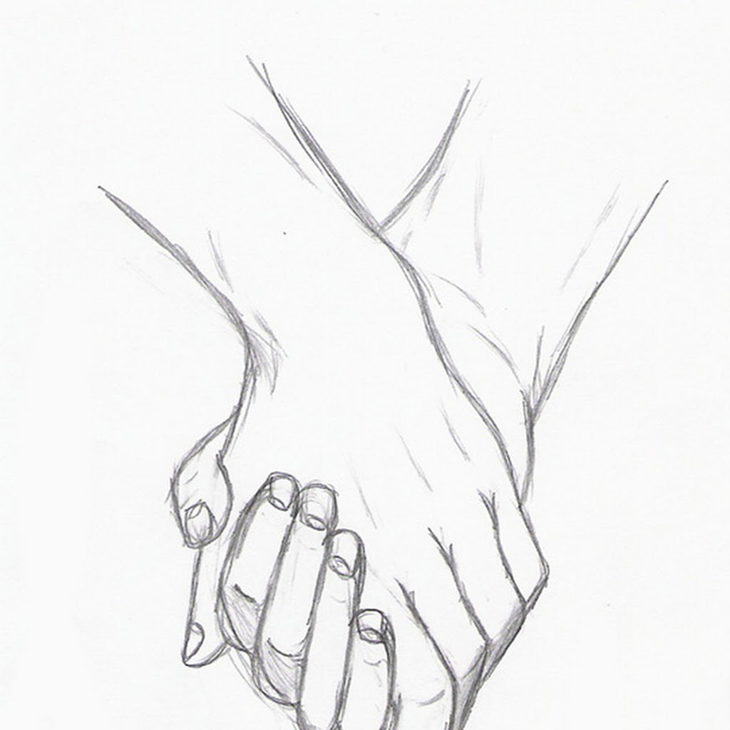 Hand Holding Something Drawing Hand Drawn