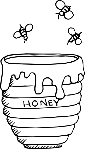Honey Drawing Art