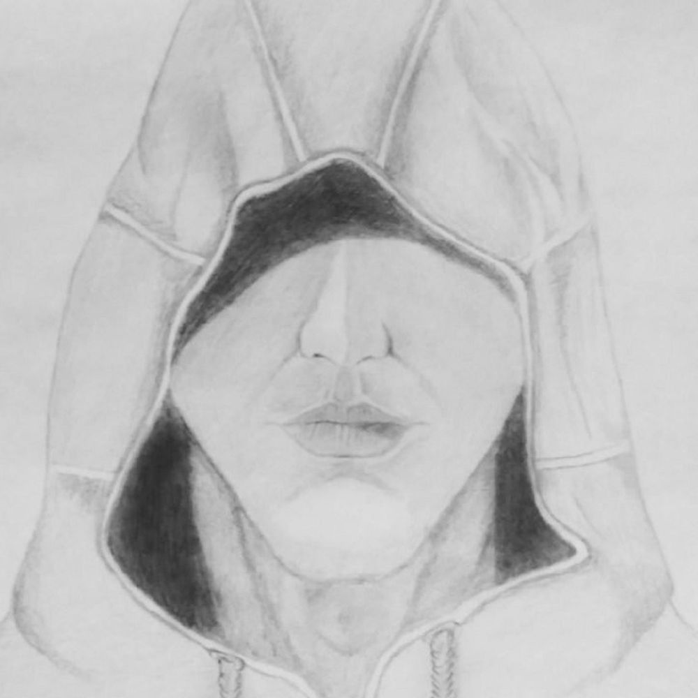 Hood Drawing Realistic Sketch