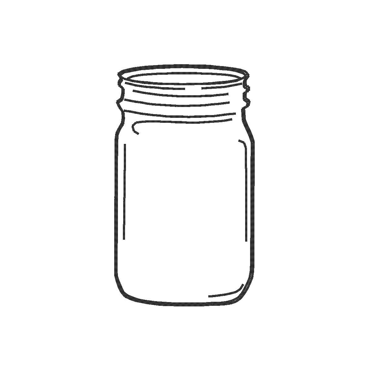 Jar Drawing Modern Sketch