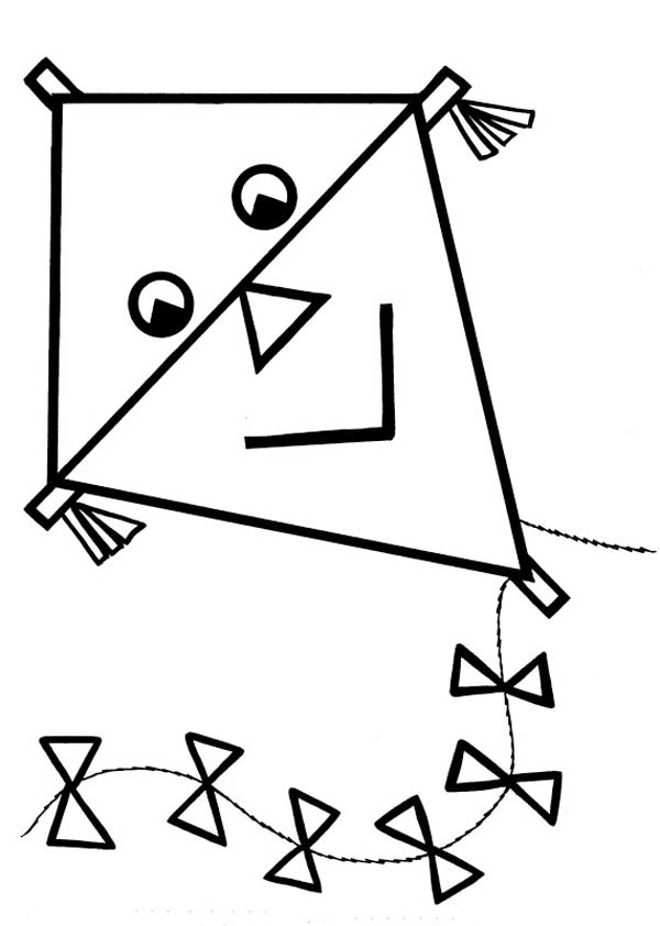 Kite Drawing Picture