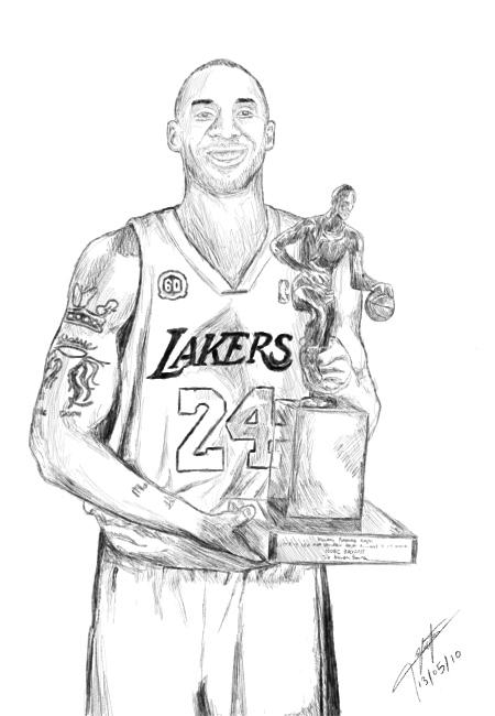 Kobe Drawing Professional Artwork