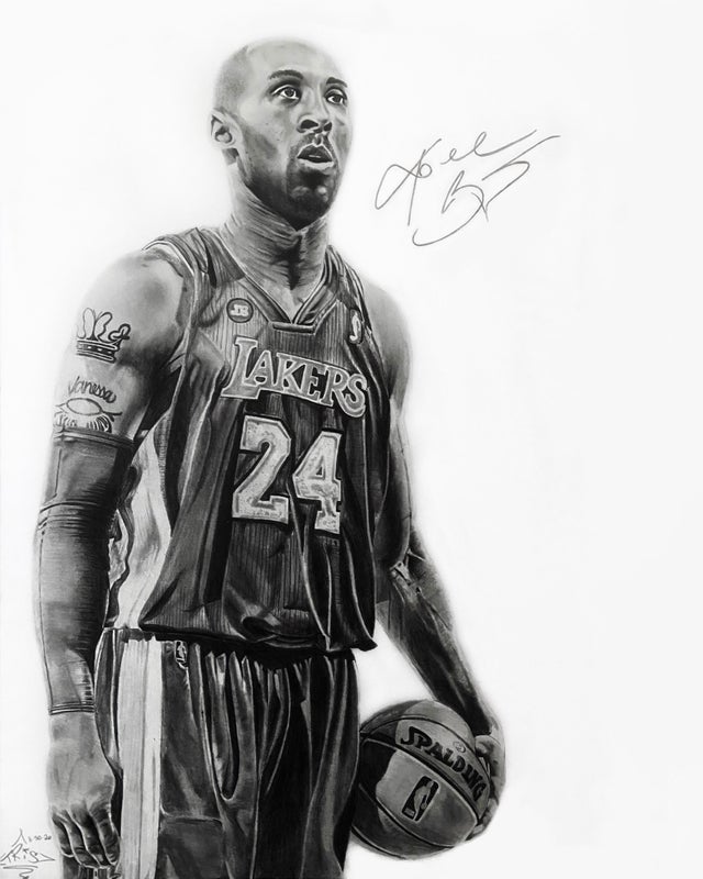 Kobe Drawing Stunning Sketch