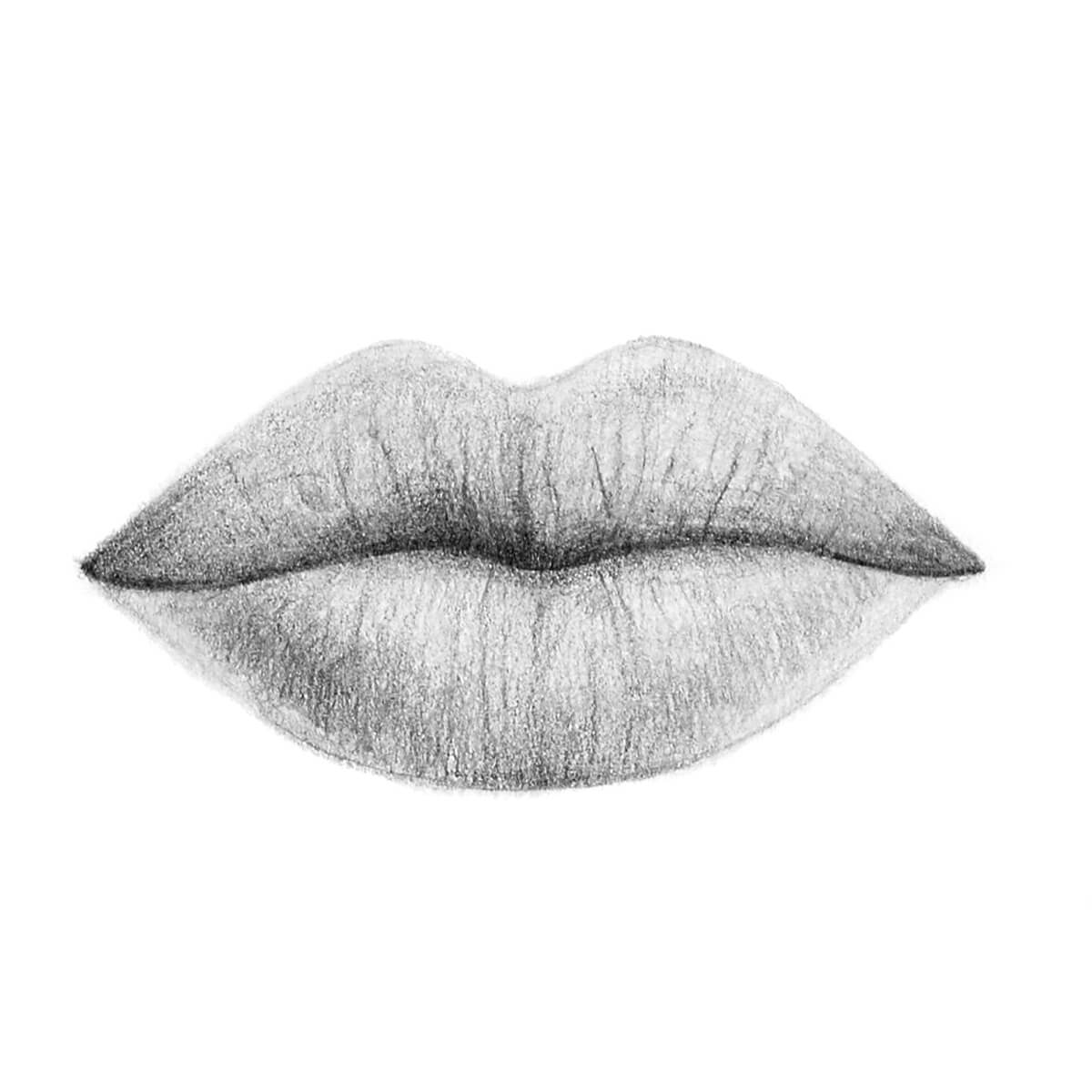 Lips Easy Drawing Stunning Sketch