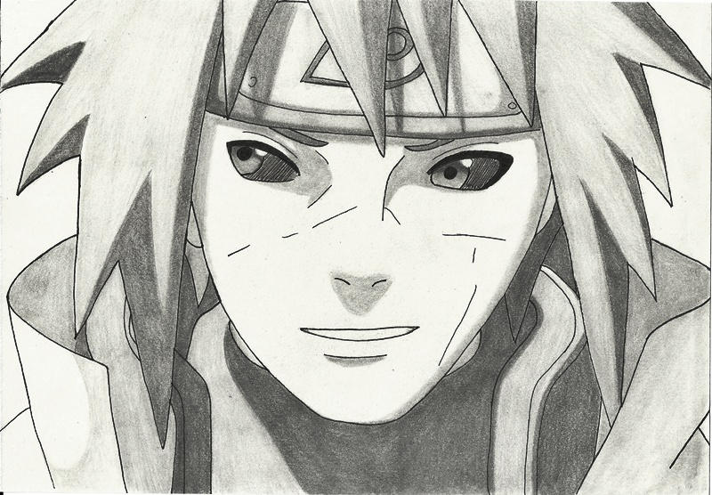 Minato Drawing Detailed Sketch