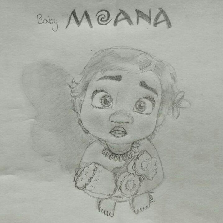 Moana Drawing Sketch