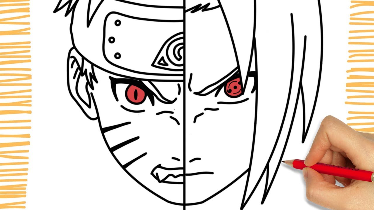 Naruto And Sasuke Drawing Realistic Sketch