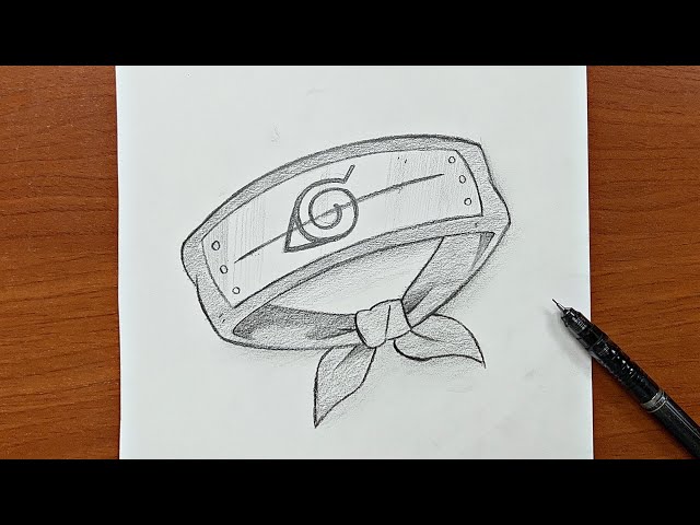 Naruto Headband Drawing Sketch