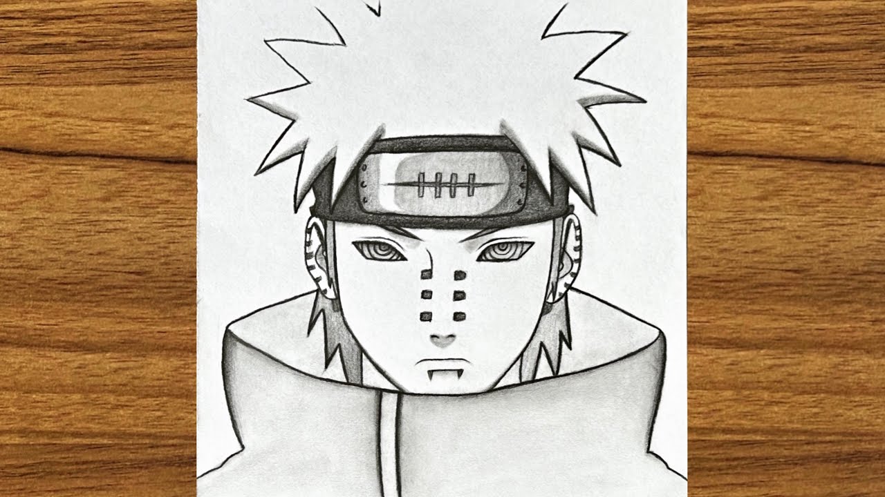 Naruto Pain Drawing Hand drawn Sketch