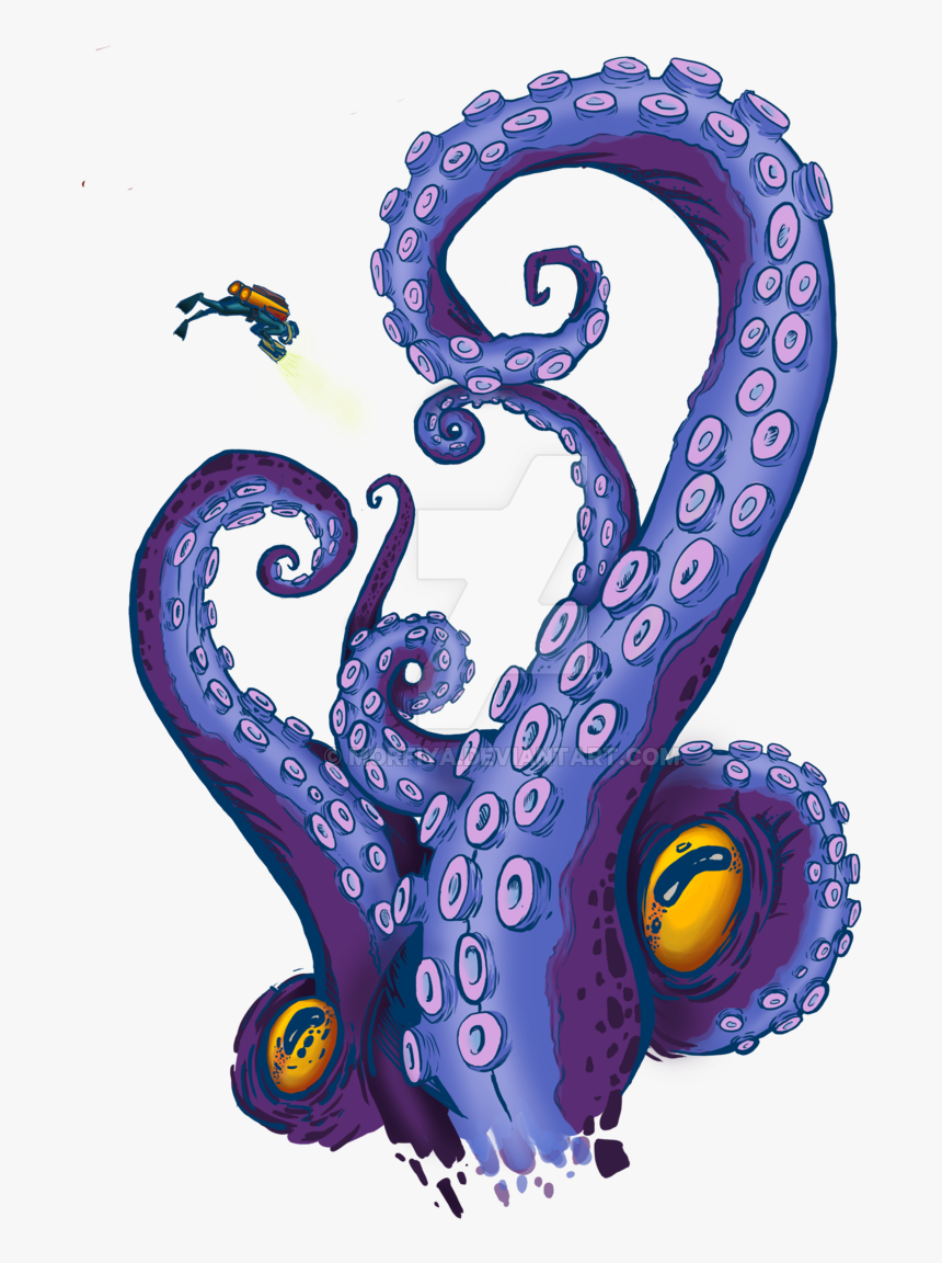 Octopus Tentacles Drawing Beautiful Artwork
