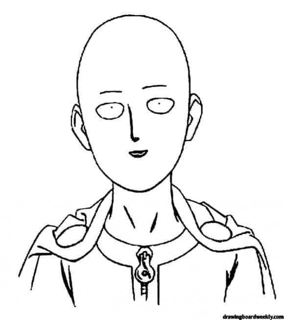 One Punch Man Drawing Professional Artwork