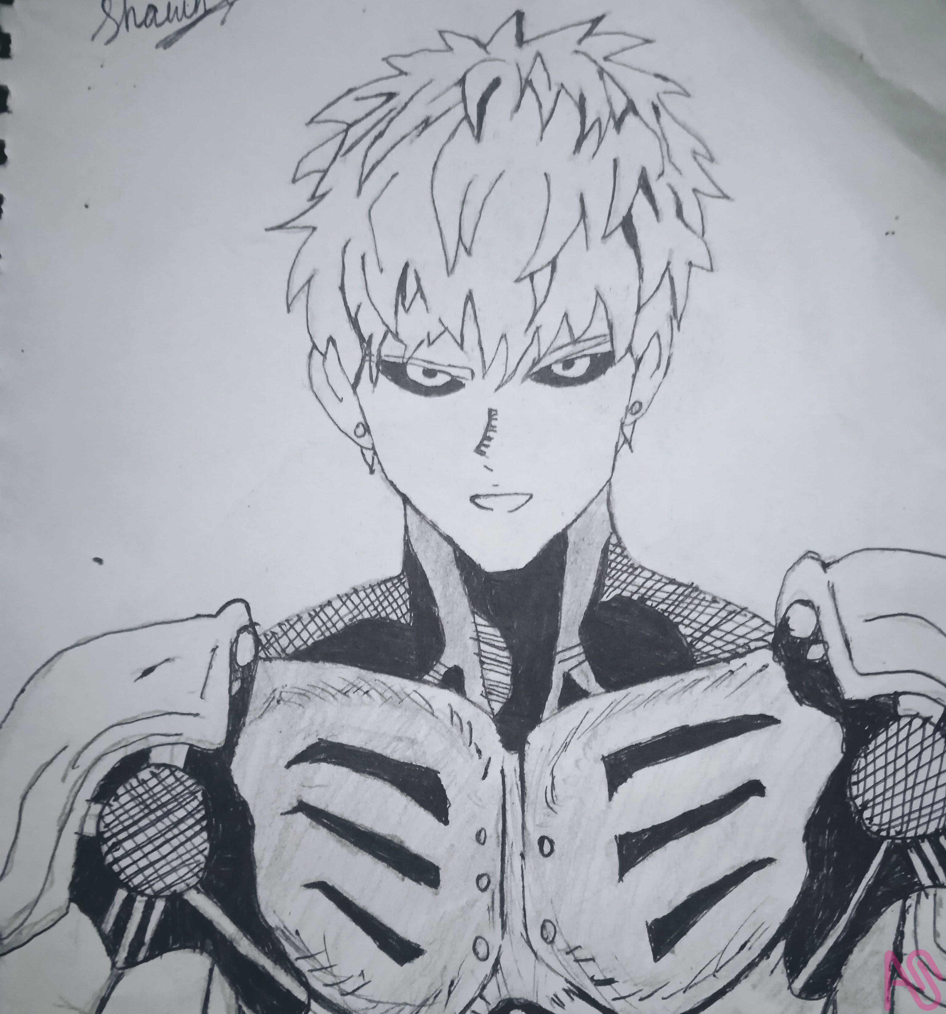 One Punch Man Drawing