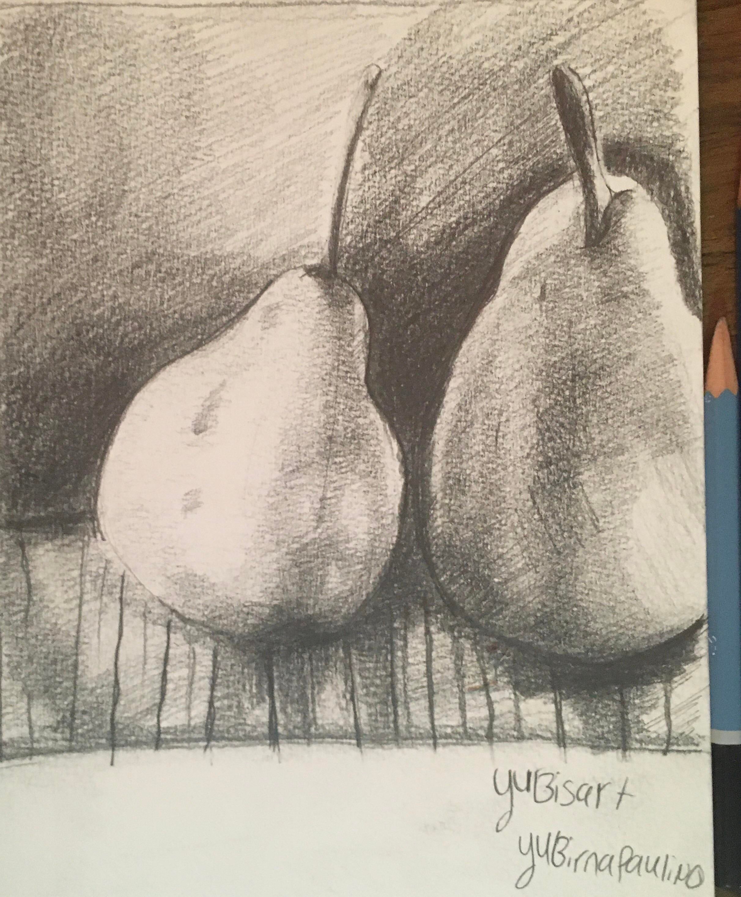 Pear Drawing Art