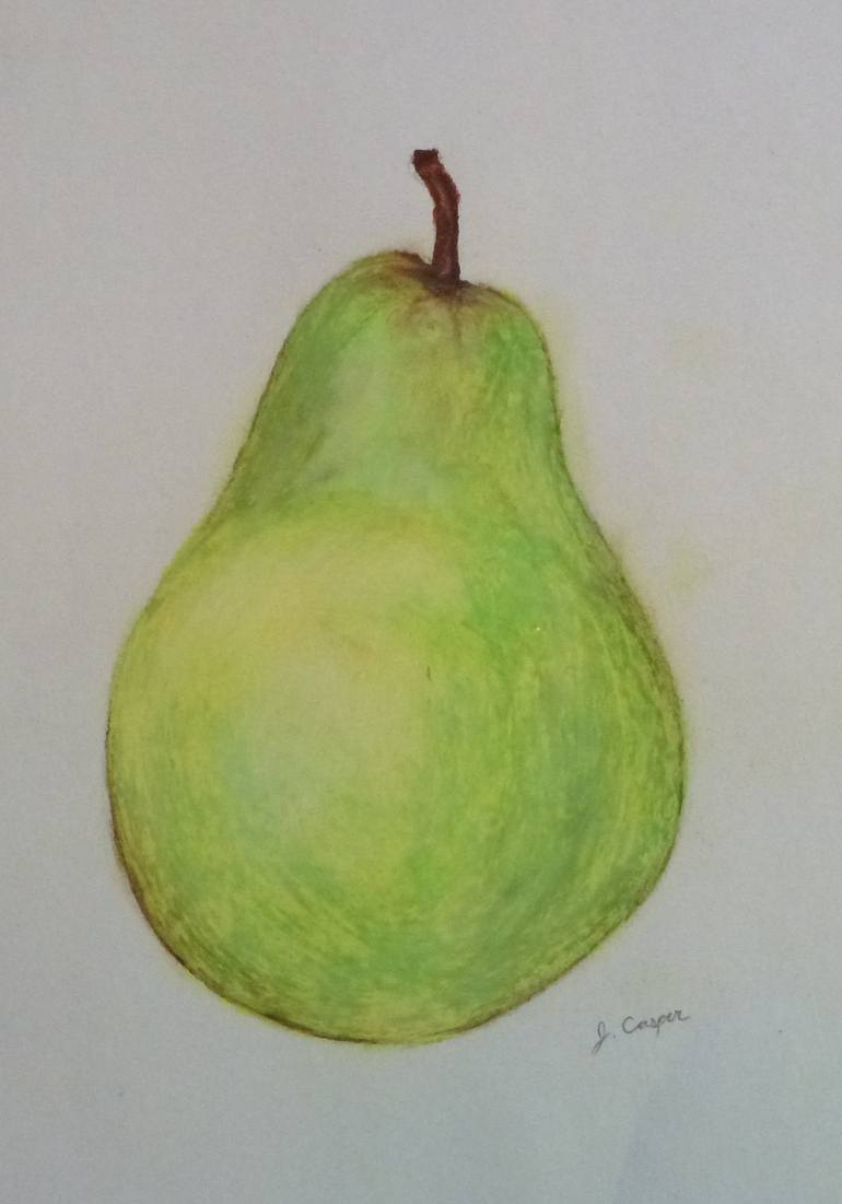 Pear Drawing Hand drawn