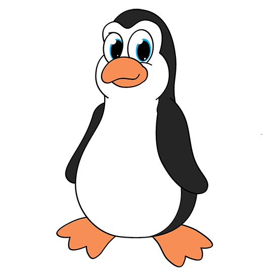Penguin Cartoon Drawing Artistic Sketching