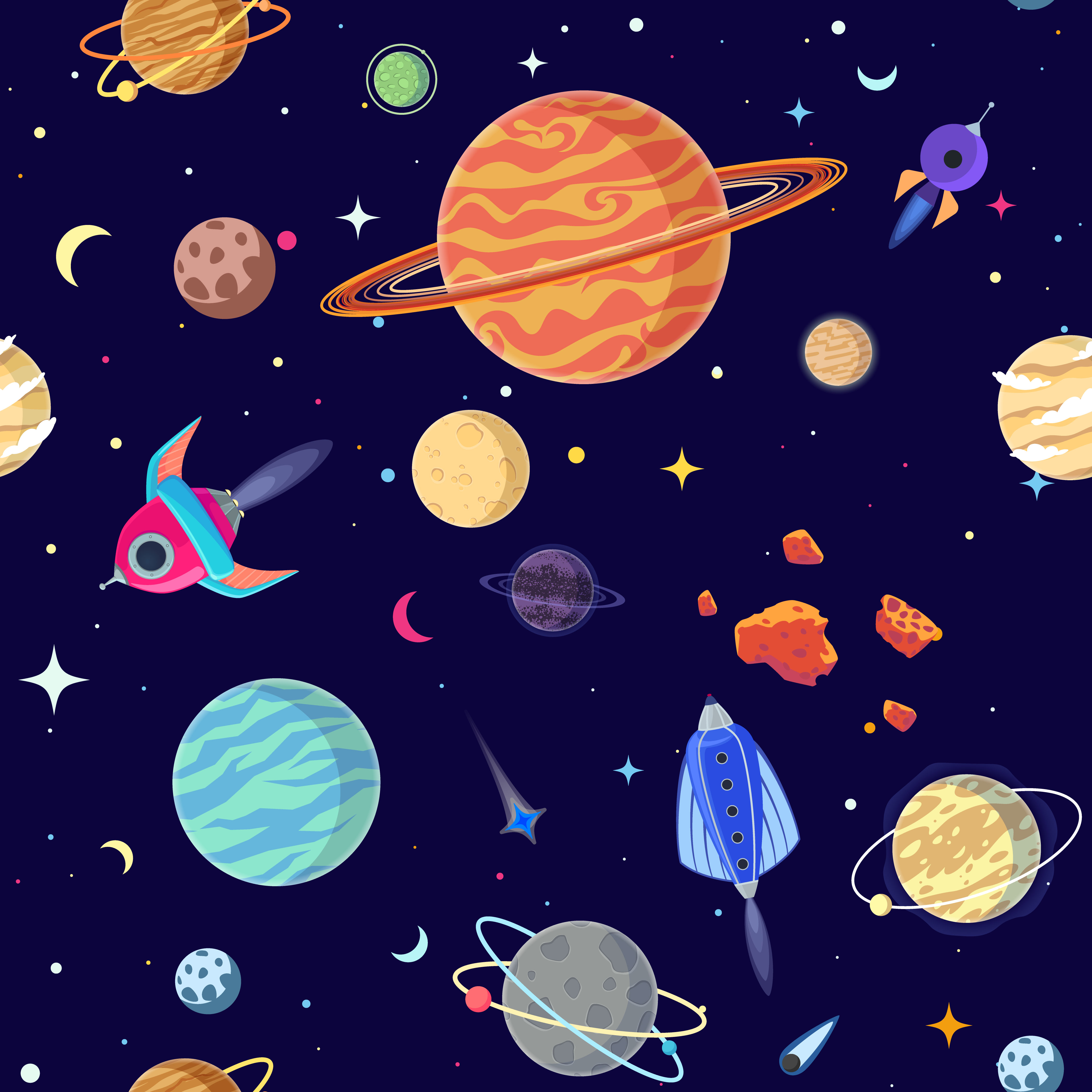 Planets Drawing Fine Art