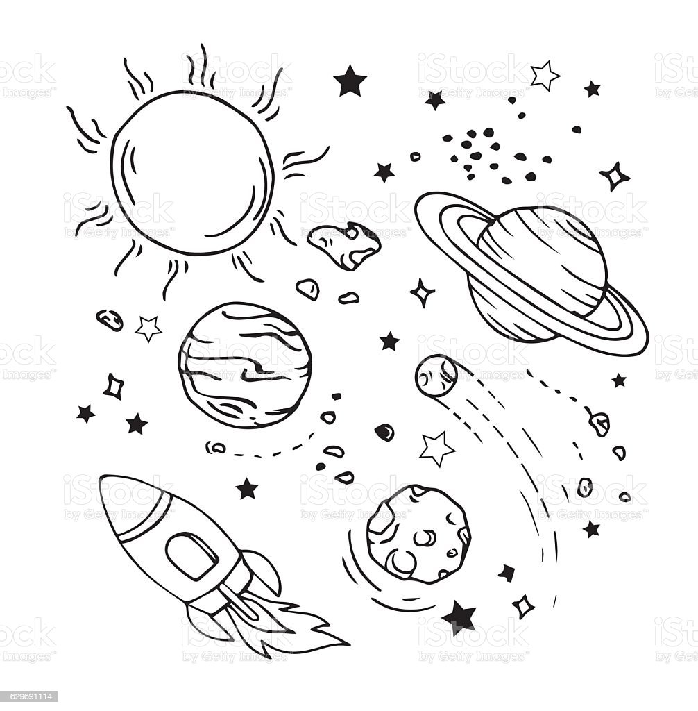 Planets Drawing Image